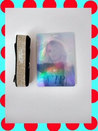 Carrie Underwood Cry Pretty Vip 2019 Tour Backstage Pass Memorabilia Lanyard