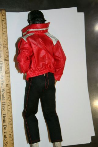 VINTAGE 1984 MICHAEL JACKSON DOLL with Red ' Leather ' Jacket w/Zippers JSH 3