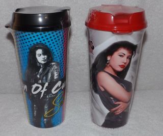 Two Selena Quintanilla Fiesta De La Flor 2019 Limited Edition Stripes Cups