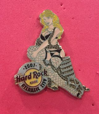 Hard Rock Cafe Pin: Atlantic City Sexy Girl
