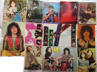 T.  Rex Marc Bolan 15 Pages/pin Ups From Assorted Magazines 1972/73.  Batch 3