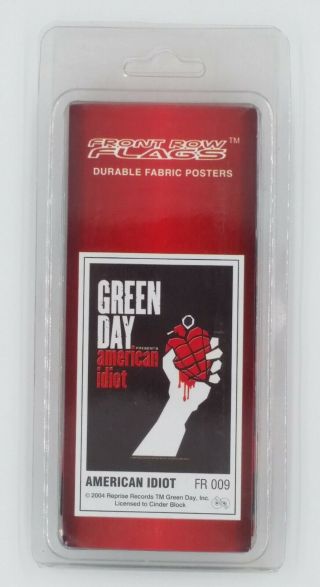 Green Day American Idiot Fabric Flag Poster 29 " X43 " Official Merch
