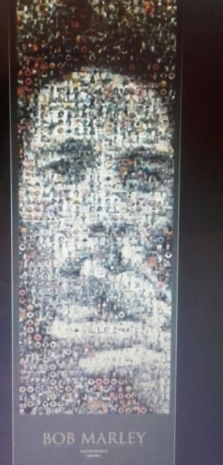 Bob Marley Mosaic Door Poster 157cm X 53cm &