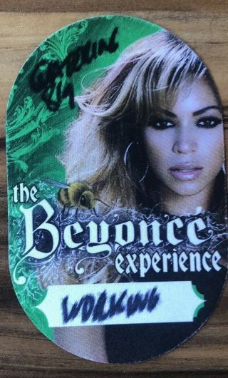 Vintage Backstage Pass The Beyonce Experience Tour 2007 Crew
