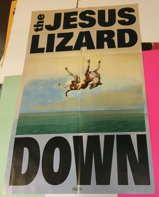 The Jesus Lizard " Down " Album In Store Promo Poster 1994
