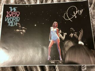 Taylor Swift 1989 World Tour Poster Printed Autograph Signed