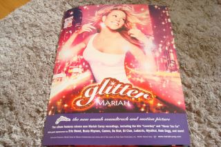 MARIAH CAREY 3 page,  2 sided 2001 promo ad for 