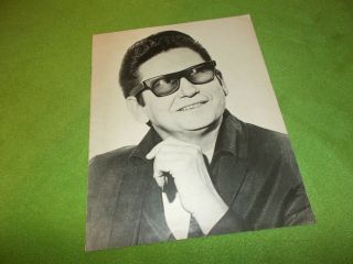 Roy Orbison 1969 Uk Concert Tour Program Programme Vintage