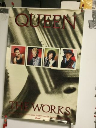 Queen “the Works”.  1984 Promo Poster