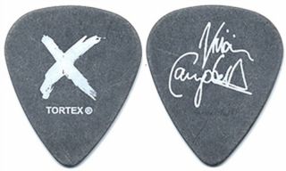 Def Leppard Vivian Campbell Authentic 2003 X Tour Issued Signature Guitar Pick