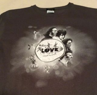 The Beatles Cirque Du Soleil “love” Men’s Medium T - Shirt