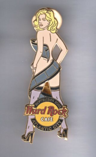 Hard Rock Cafe Pin: Atlantic City 2003 Xxx Girl Le500