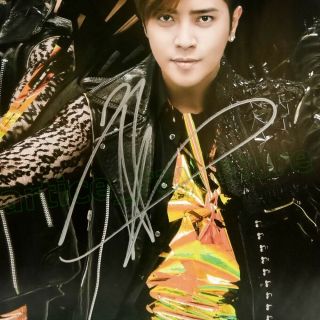 Autographed 簽名 Show Luo 羅志祥 Show Lo Live Tour 極限拼圖 2014 Taiwan Promo Poster 2