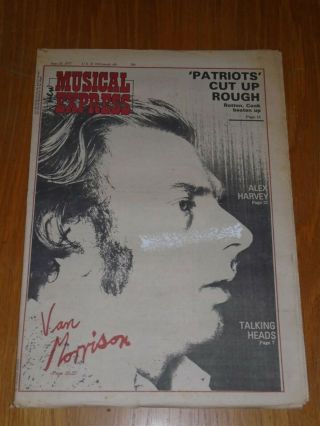 Nme 1977 June 25 Van Morrison Sex Pistols Rotten Talking Heads Alex Harvey (b)