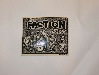 The Faction Vinyl - Paper Sticker1980 
