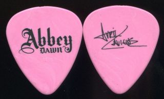 Avril Lavigne 2010 Lullaby Tour Guitar Pick Custom Recording Studio Pick 1