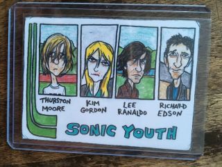 Sonic Youth 2019 Gummy Arts Trading Cards 1982 Topps