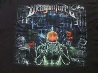 Dragonforce Maximum Overload Tour 2015 Black Green Blue T Shirt Size L Large