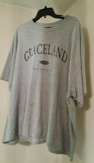 Vintage Graceland T Shirt Xxl Designed Exclusively For Elvis Presley 