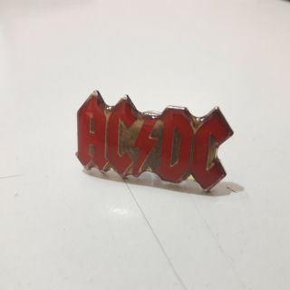 Vintage Ac/dc Pin Badge Heavy Metal Patch Acdc Band
