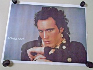 Adam Ant / carnival type Poster / cond.  / 17 1/2 x 23 