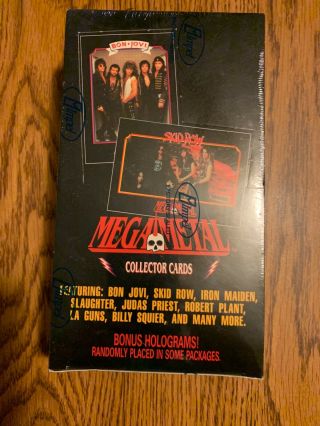 Impel Mega Metal Rock Collector Trading Cards—factory Box