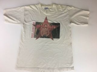 Vintage 2002 Bad Company Merchants Of Cool Concert T - Shirt Tour Graphic Tee Sz L