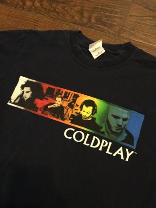 2006 Coldplay Twisted Logic Tour Shirt Size Small Vintage Band Tee