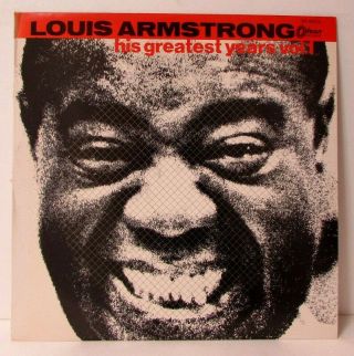 Louis Armstrong / His Greatest Years Vol.  1 / Odeon OR - 8002 / JAPAN LP Vinyl D611 2