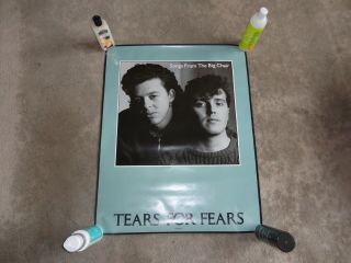 Tears For Fears Songs From The Big Chair Us Promo Poster Incredible