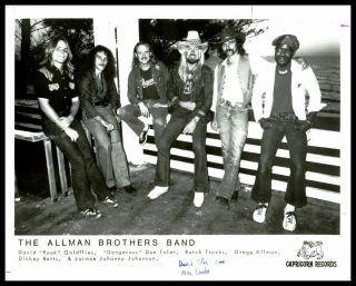 1981 The Allman Brothers Band Vintage Photo Whipping Post