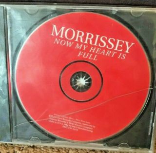 Morrissey Now My Heart Is Full 1 - Track Us Promo Single