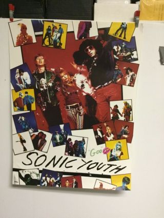 Sonic Youth “goo”.  1990 Promo Poster