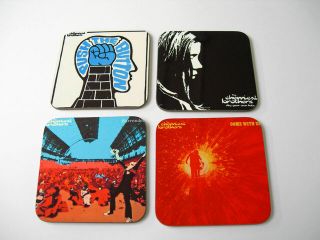 The Chemical Brothers Album Cover Coaster Set