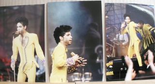Prince - Diamonds & Pearls Tour 1992 - 3 X Colour Photos