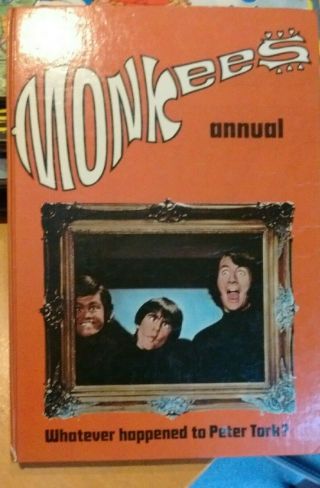 The Monkees Annual 1968 Vintage Hardback Book