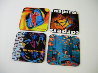 Inspiral Carpets Album Cover Coaster Set