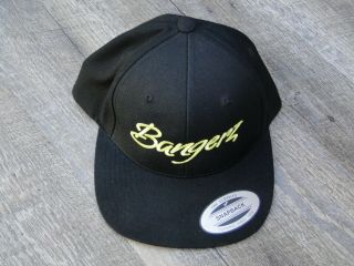 Miley Cyrus Bangerz Tour Hat Snapback Black Big Yellow Logo Euc