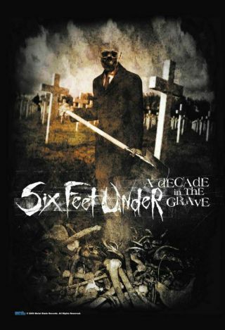 Six Feet Under Poster Flag Decade In The Grave Tapestry
