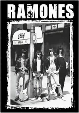 The Ramones Poster Flag Cbgb 