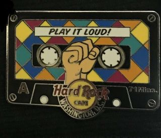 Hard Rock Cafe Washington Dc Casset Pin