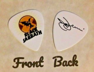Black Sabbath - Tony Iommi Band Logo Signature Guitar Pick - (w)