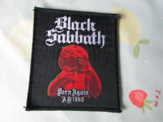 Black Sabbath Born Again Ad 1983 Sew On Badge / Patch