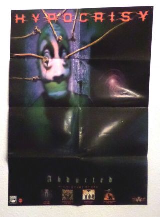 Hypocrisy Abducted Album Cover - Promo Poster From Late 90 