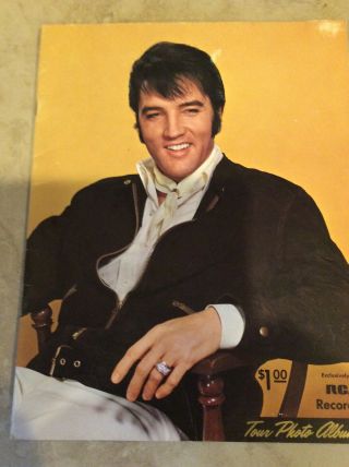 Elvis Tour Souvenir Photo Album - Rca Records - Cover 1969 Suspicious Minds Album