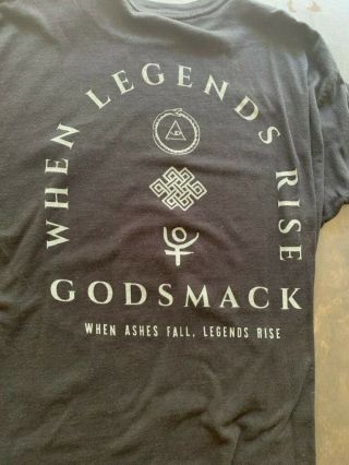 Godsmack When Legends Rise Tour T Shirt