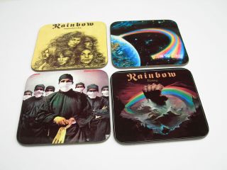 Rainbow Album Cover Drinks Coaster Set