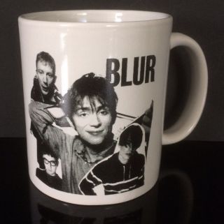 Blur Ceramic Mug Alex James,  Damon Albarn,  Graham Coxon,  Dave Rowntree
