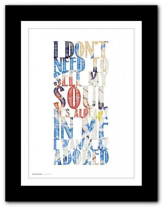 The Stone Roses ❤ I Wanna Be Adored ❤ Poster Art Edition Ed Print In 5 Sizes 5