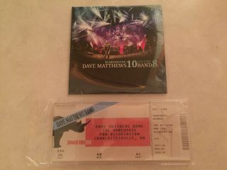 Dave Matthews Warehouse 10 Volume 8 Cd Ticket Stub Magnet Fanclub Dmb